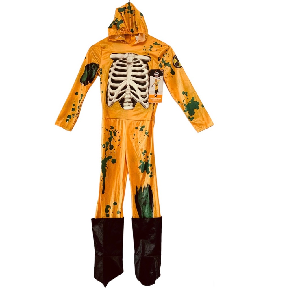 HYDE & EEK! Kid’s Glow-in-the-Dark Biohazard Costume Size Medium - Picture 1 of 6